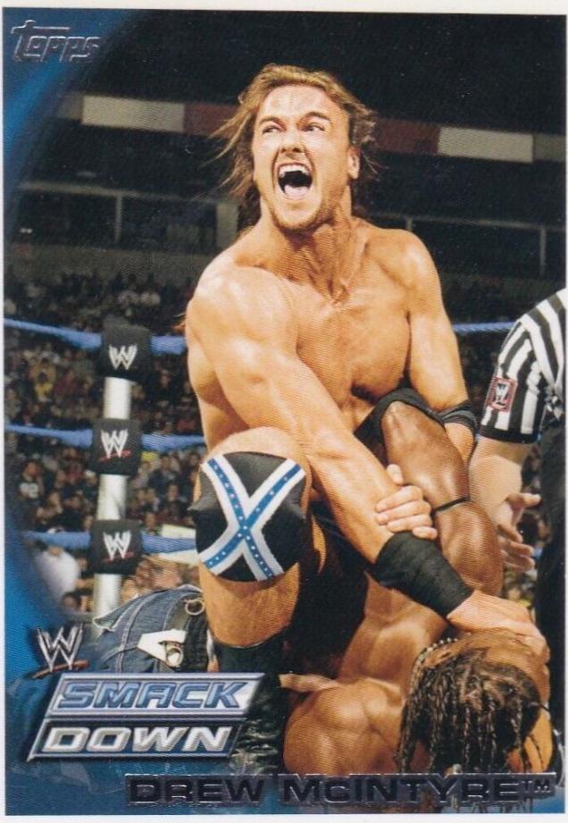 Drew McIntyre #37 Wrestling Cards 2010 Topps WWE