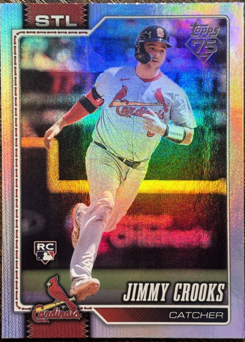 2026 Topps Jimmy Crooks [Rainbow] #73 card