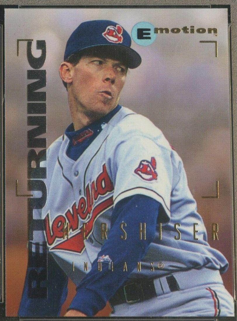 Orel Hershiser #33 Baseball Cards 1995 Emotion