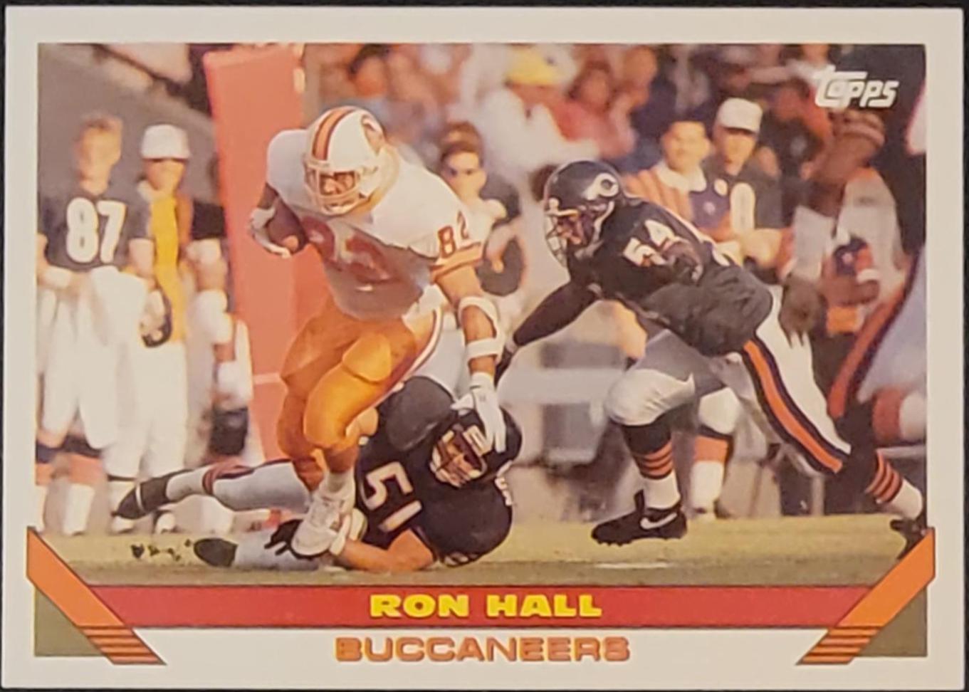 Ron Hall #4 Football Cards 1993 Topps