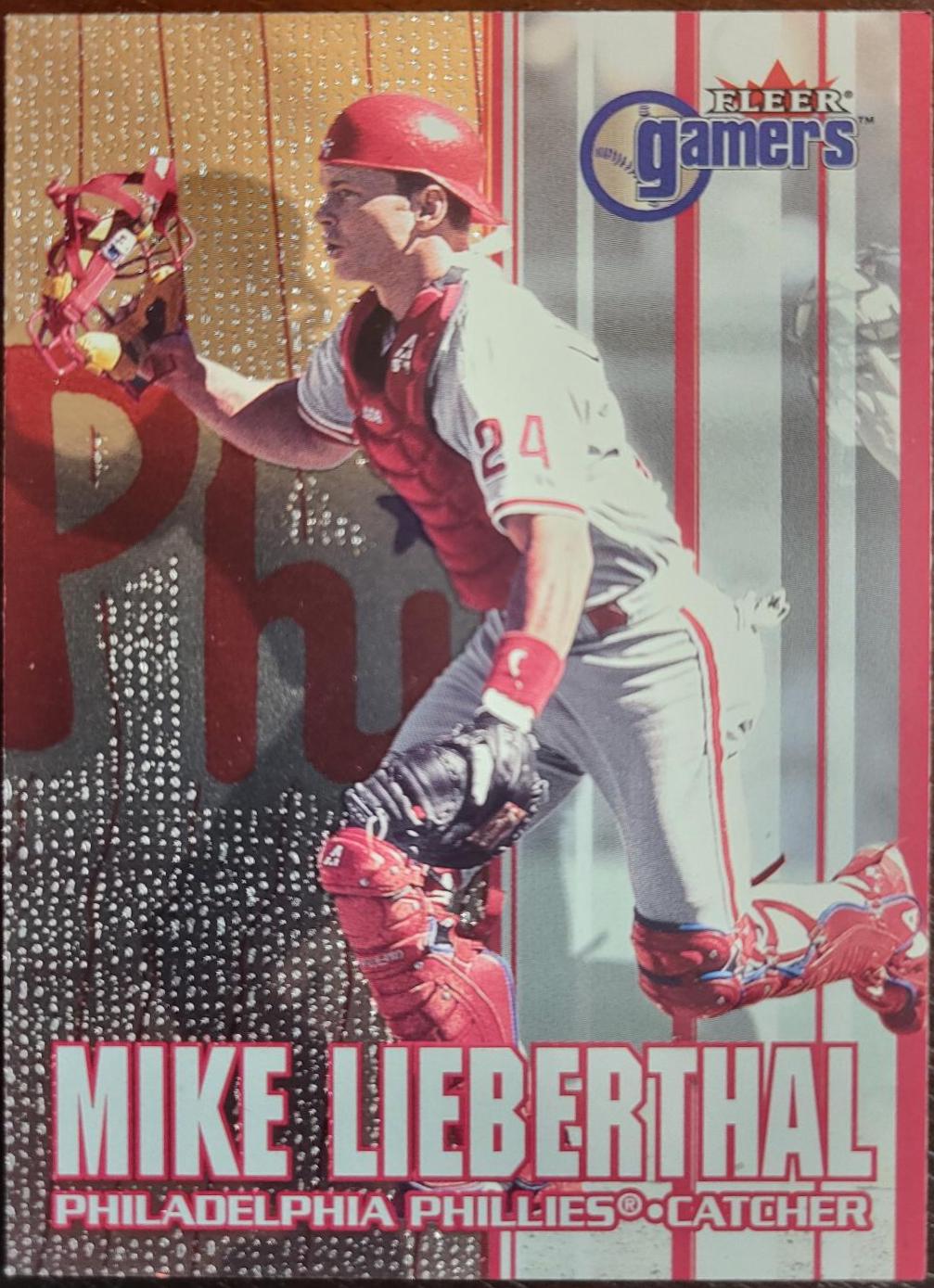 Mike Lieberthal #40 Baseball Cards 2000 Fleer Gamers