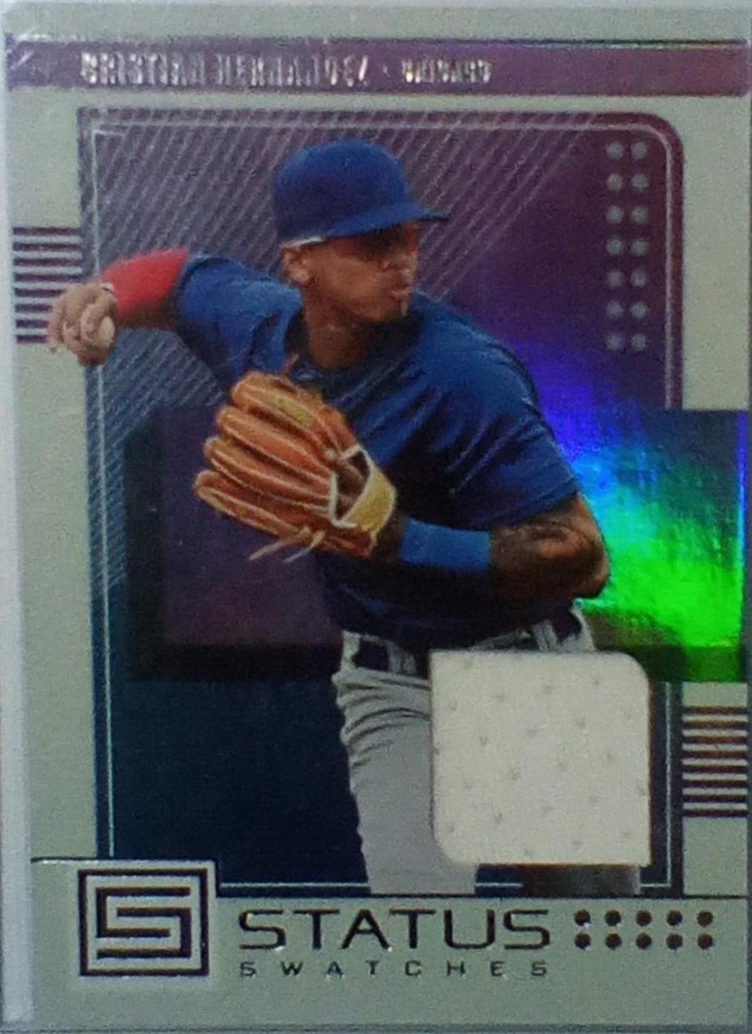 Cristian Hernandez #SS-CH Baseball Cards 2023 Panini Chronicles Status Swatches