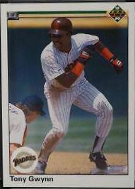 Tony Gwynn #344 Baseball Cards 1990 Upper Deck