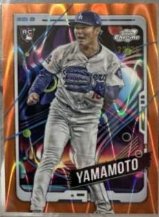 Yoshinobu Yamamoto [Orange Galactic Refractor] #125 Prices | 2024