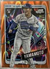 Yoshinobu Yamamoto [Orange Galactic Refractor] #125 Prices | 2024