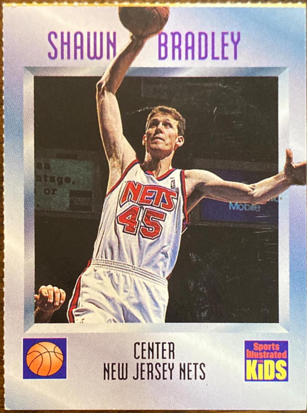 Shawn Bradley #556 Basketball Cards 1997 Sports Illustrated For Kids