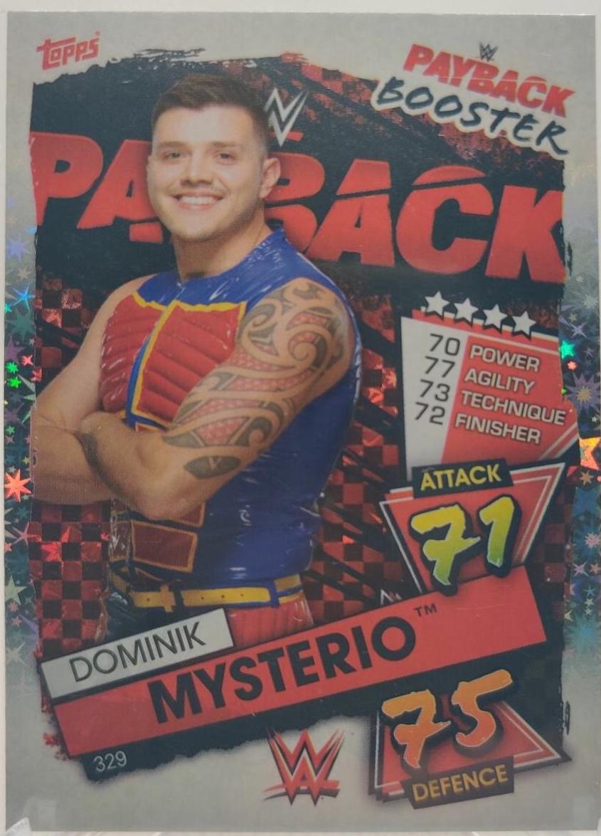 Dominik Mysterio #329 Wrestling Cards 2021 Topps Slam Attax WWE