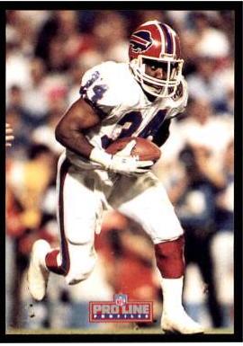 Thurman Thomas #33 Football Cards 1992 Pro Line Profiles