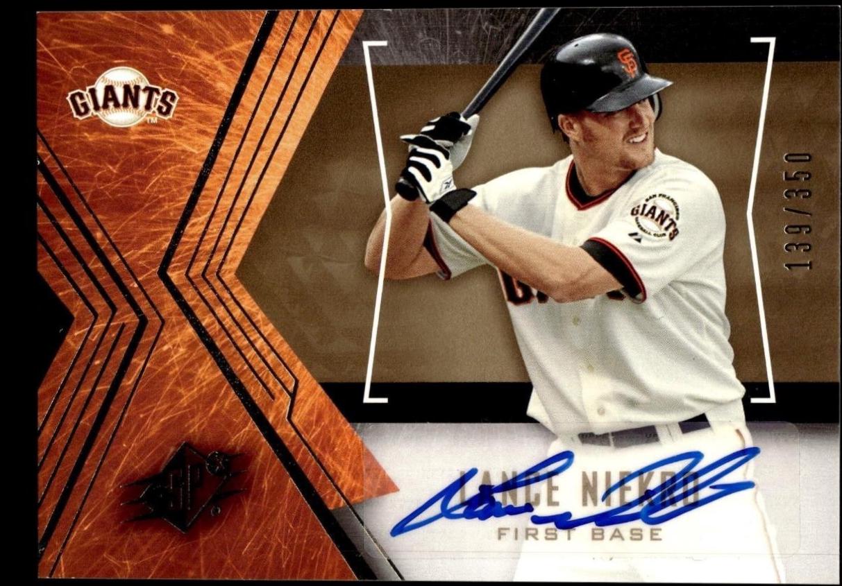 Lance Niekro #81 2005 Spx Signature Baseball