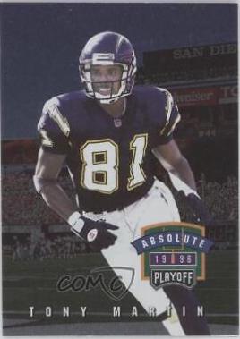 Tony Martin #189 1996 Playoff Absolute Football