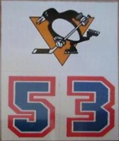Pittsburgh Penguins #16 Hockey Cards 1985 Topps Stickers