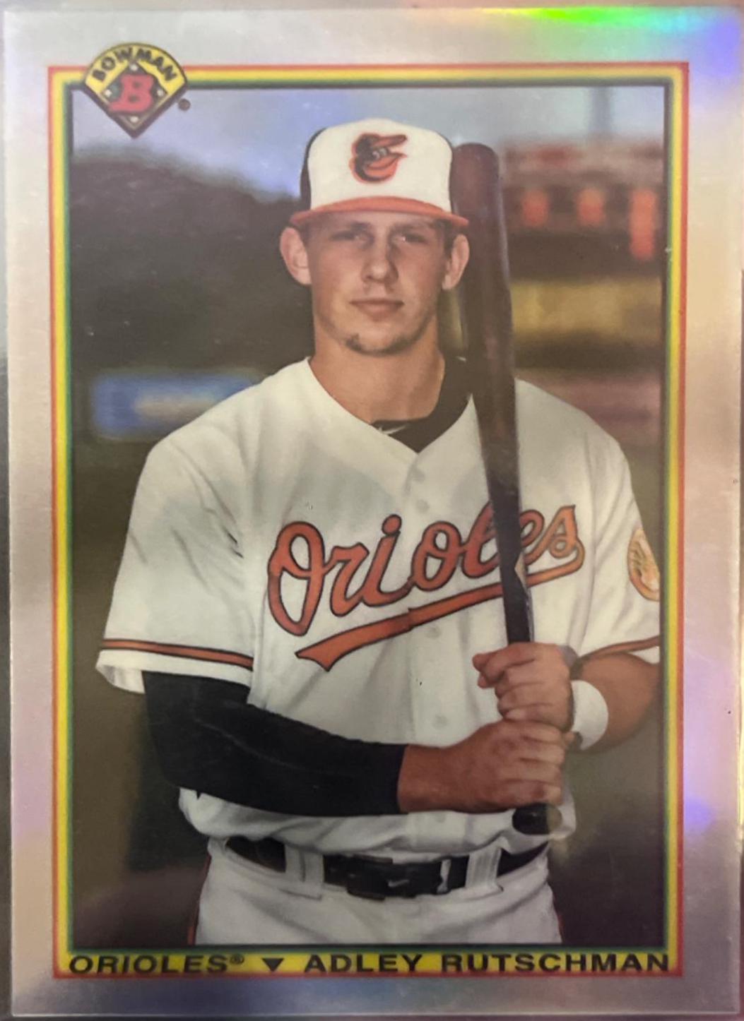 Adley Rutschman #90BAR Baseball Cards 2020 Bowman Chrome 1990