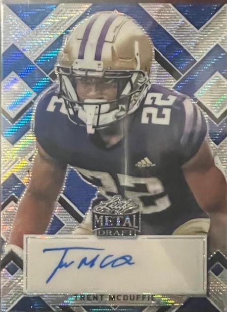 Trent McDuffie #PA-TM2 2022 Leaf Metal Draft Autographs Football
