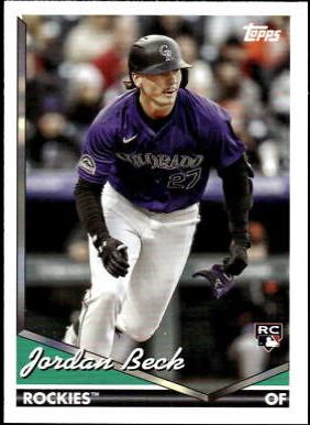 Jordan Beck #273 Baseball Cards 2024 Topps Archives
