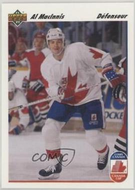 Al Macinnis #8 Hockey Cards 1991 Upper Deck French