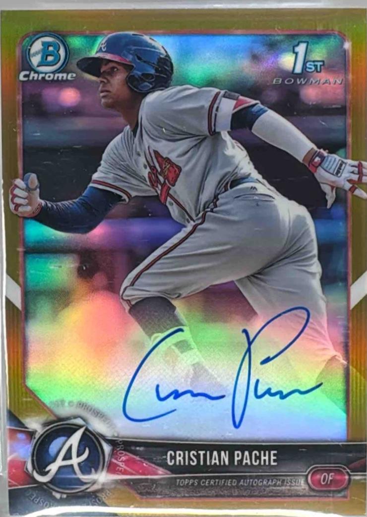 Cristian Pache [Gold Refractor] #CPA-CP
