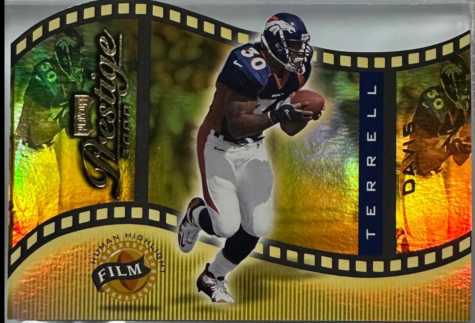 Terrell Davis #HH-7 Football Cards 2000 Playoff Prestige Human Highlight Film
