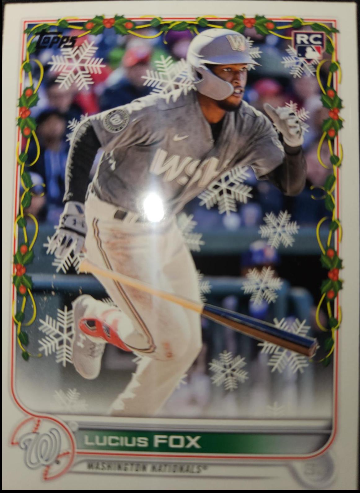 Lucius Fox #HW158 Baseball Cards 2022 Topps Holiday