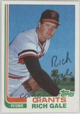 1982 Rich Gale #38T