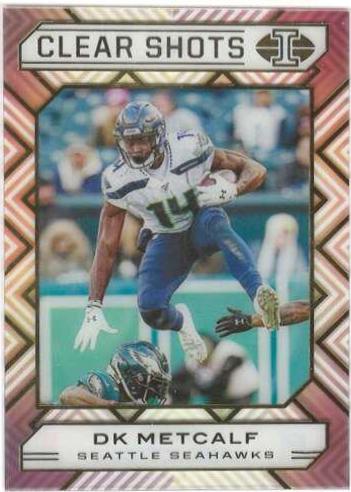 DK Metcalf #4 Football Cards 2020 Panini Illusions Clear Shots