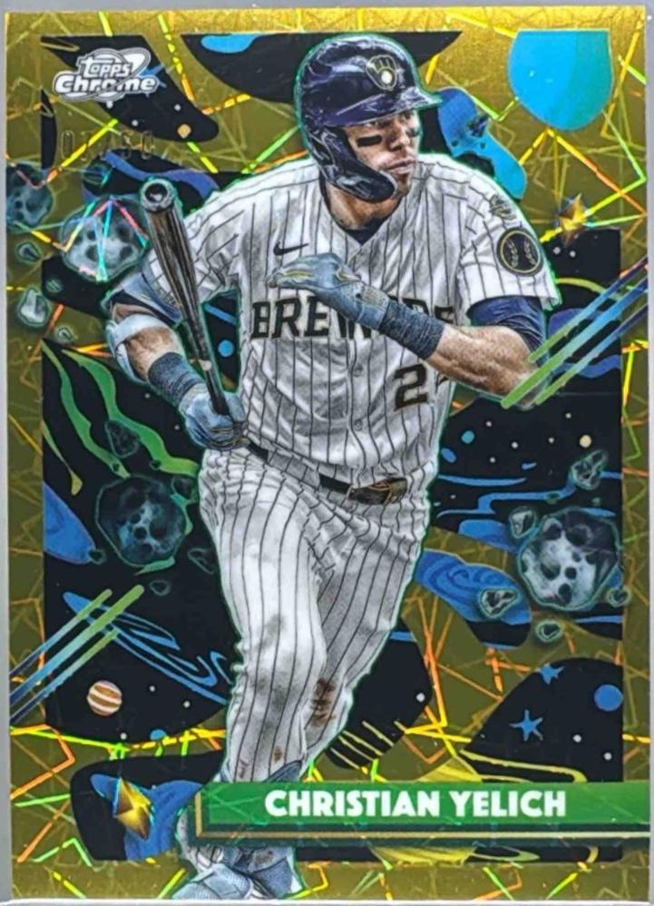 Christian Yelich [Gold Interstellar Refractor] #69