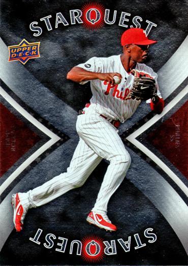 Jimmy Rollins #SQ-48 Baseball Cards 2008 Upper Deck Starquest