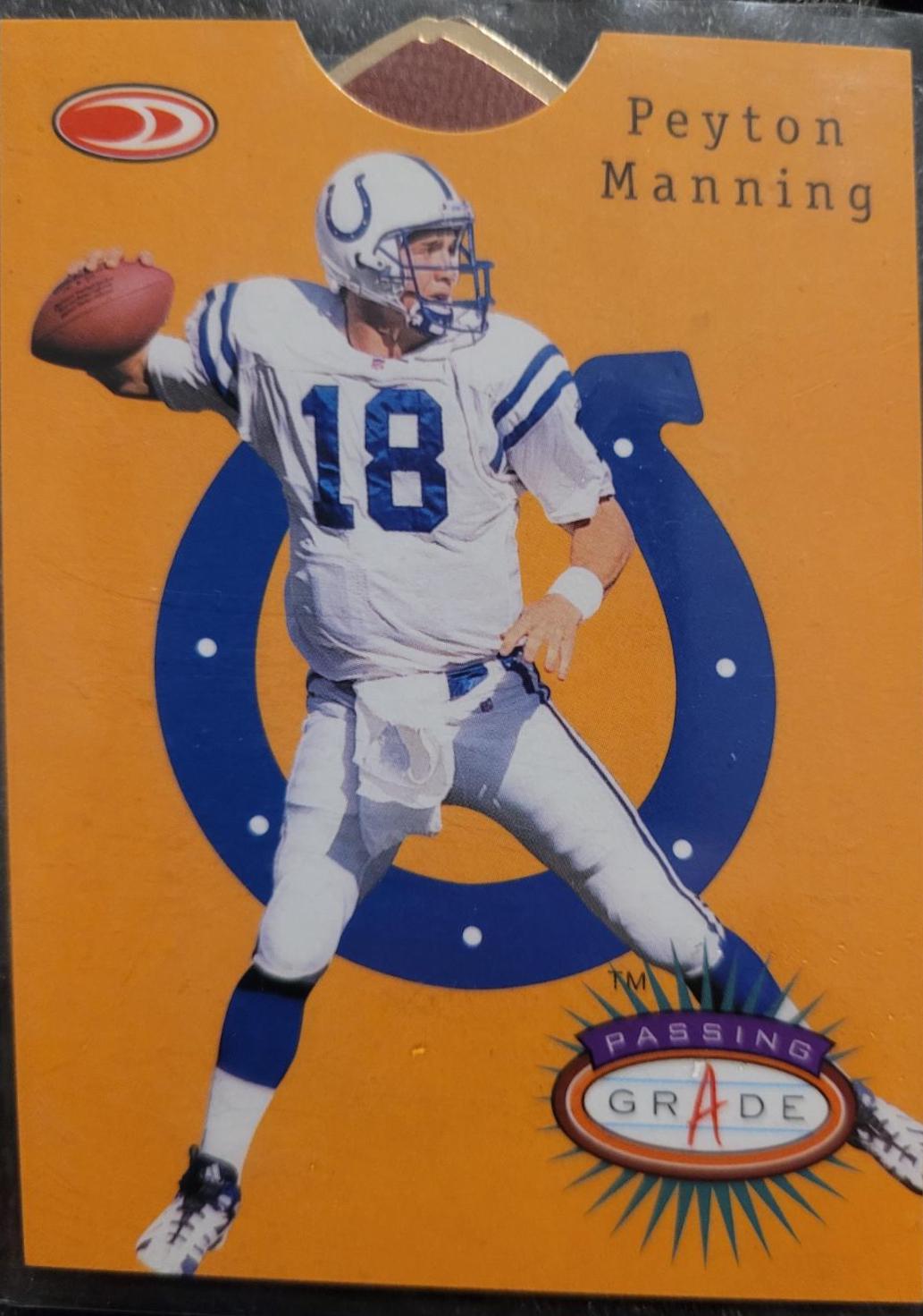 Peyton Manning #12 Football Cards 1999 Panini Donruss Preferred Passing Grade