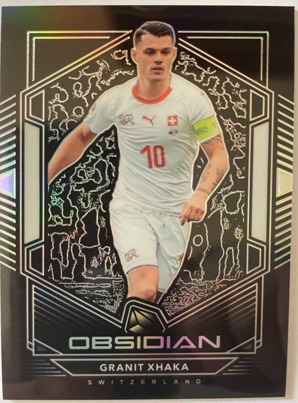 Granit Xhaka #87 Soccer Cards 2019 Panini Obsidian