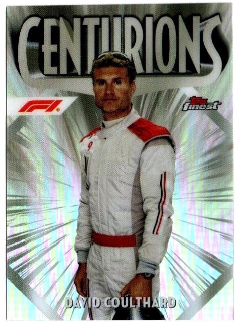 David Coulthard #CEN-21 Racing Cards 2024 Topps Finest Formula 1 Centurions