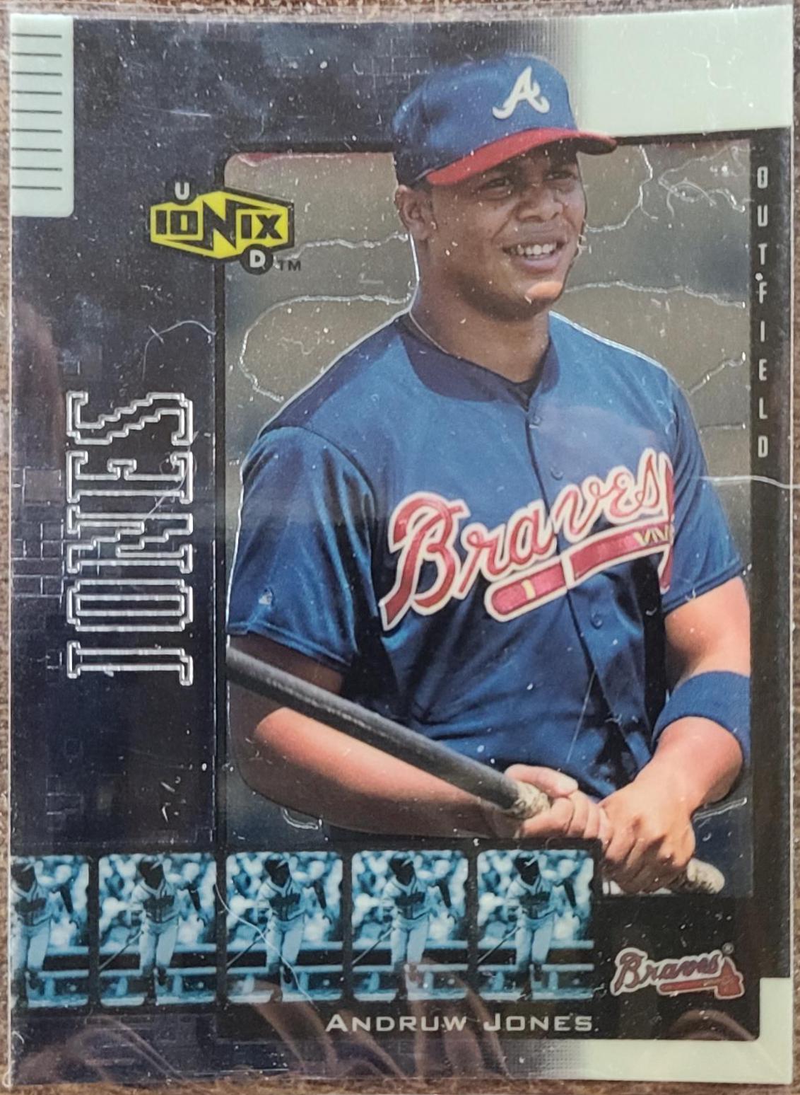 Andruw Jones #11 Baseball Cards 2000 Upper Deck Ionix