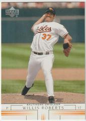 Willis Roberts #139 Baseball Cards 2002 Upper Deck Prices