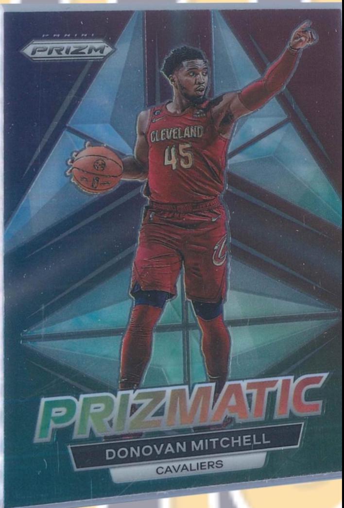 Donovan Mitchell #3 Basketball Cards 2022 Panini Prizm Prizmatic