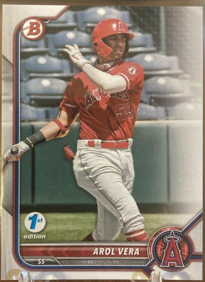 Arol Vera #BPPF-101 Baseball Cards 2022 Bowman 1st Edition