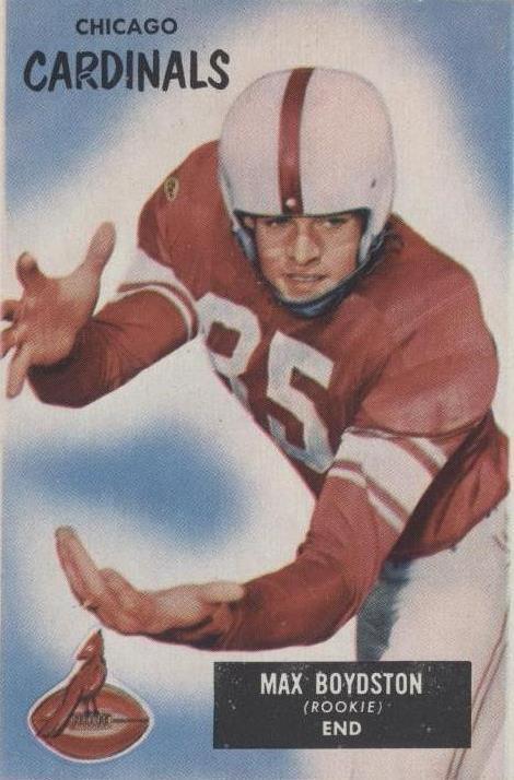 Max Boydston #18 Football Cards 1955 Bowman