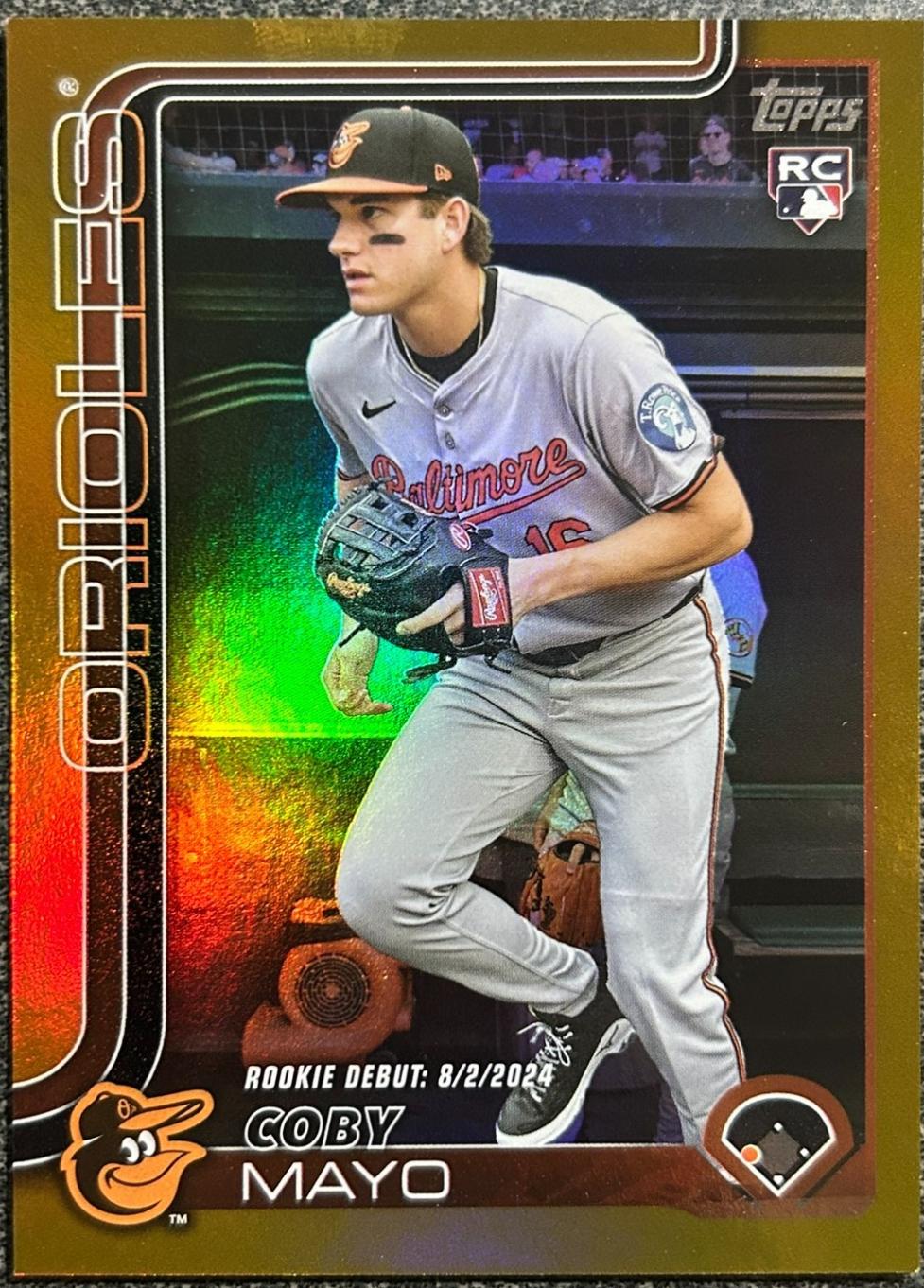 Coby Mayo [Gold Diamante Foil] #US282 Prices | 2025 Topps Update ...