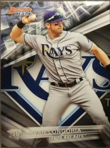 Evan Longoria #5 Baseball Cards 2016 Bowman's Best