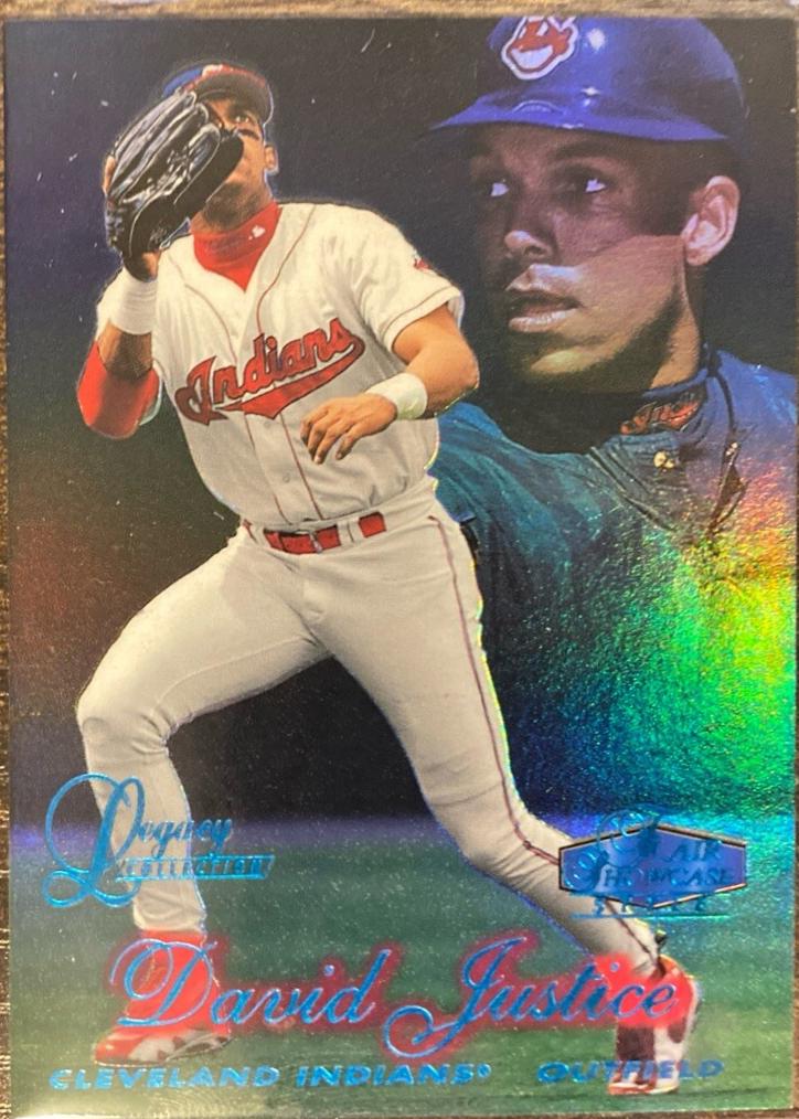 David Justice #53 1998 Flair Showcase Legacy Collection Baseball