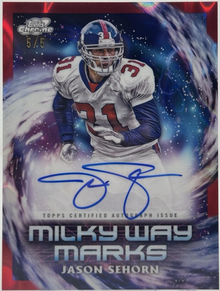 Jason Sehorn [Red Flare Refractor] #MWM-JS