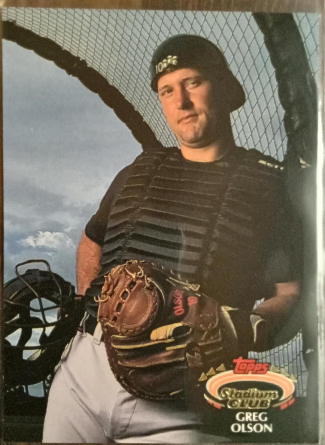 Greg Olson #675 Baseball Cards 1992 Stadium Club