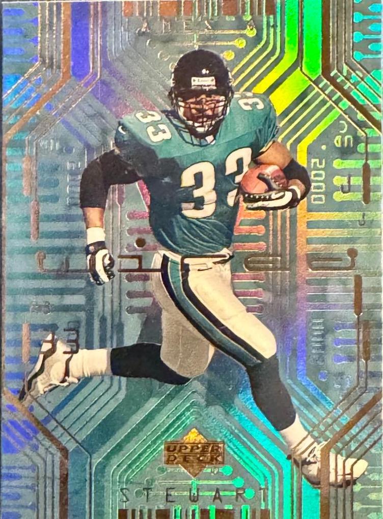 James Stewart #W5 Football Cards 2000 Upper Deck Wired