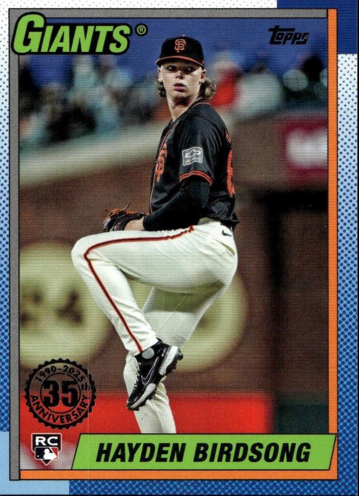 Hayden Birdsong #T90-70 Baseball Cards 2025 Topps 1990