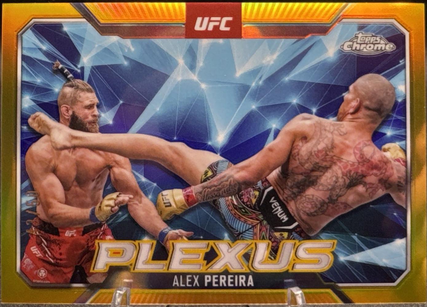 Alex Pereira [Gold Refractor] #PLX-13 Preise | 2025 Topps Chrome UFC ...