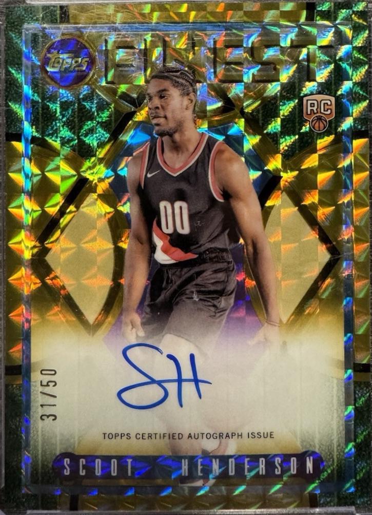 Scoot Henderson [Gold Geometric Refractor] #FLA-SH