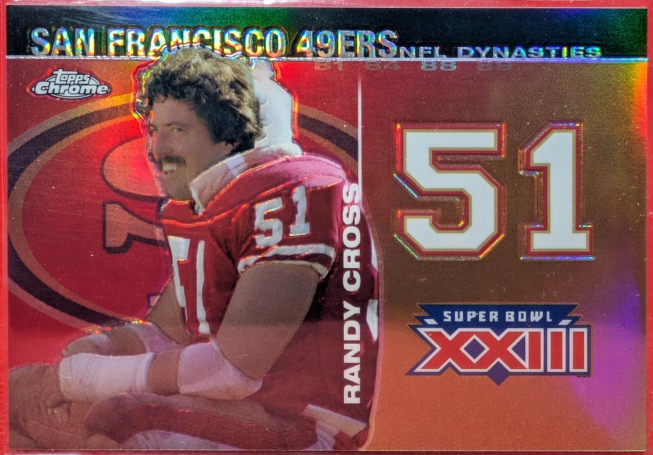 Randy Cross #RC 2008 Topps Chrome Dynasties Football