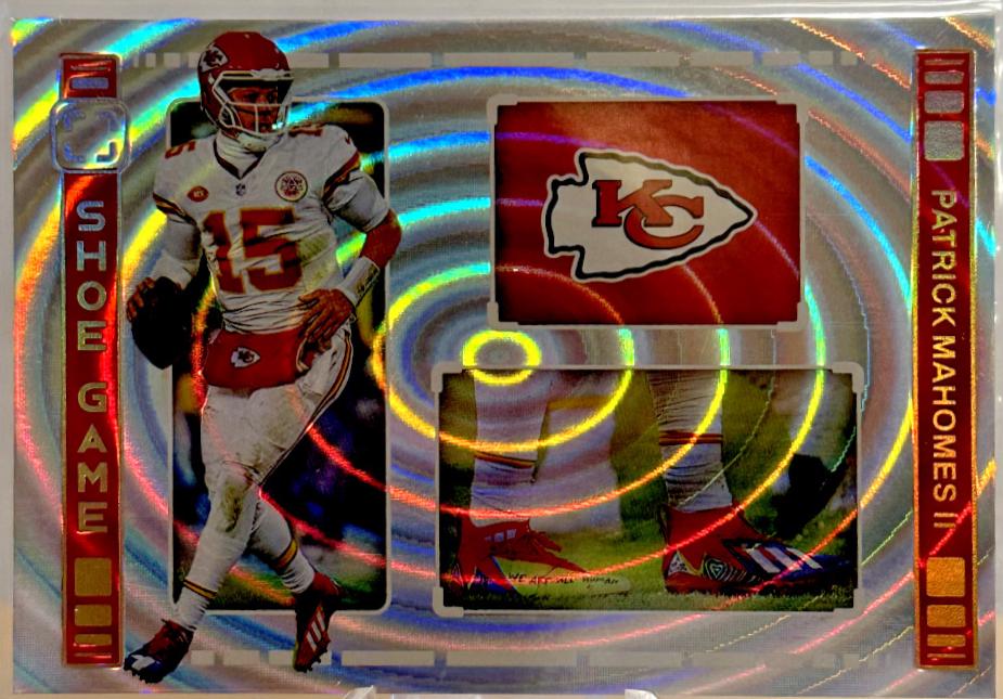 Patrick Mahomes II #SG-PMA Football Cards 2024 Panini Photogenic The Shoe Game