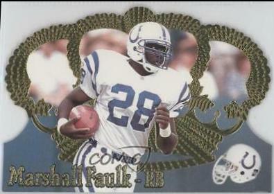 Marshall Faulk #7 Football Cards 1995 Pacific Crown Royale