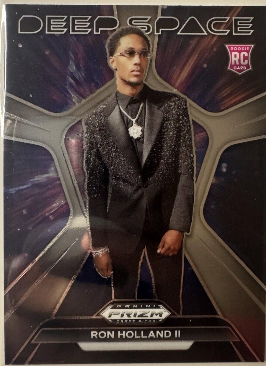 Ron Holland II #3 Basketball Cards 2024 Prizm Draft Picks Deep Space