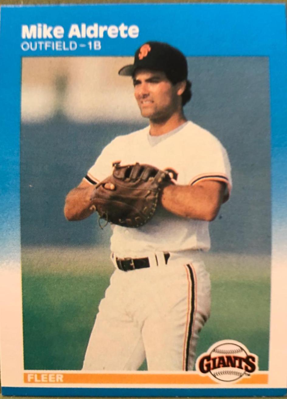Mike Aldrete #264 Baseball Cards 1987 Fleer