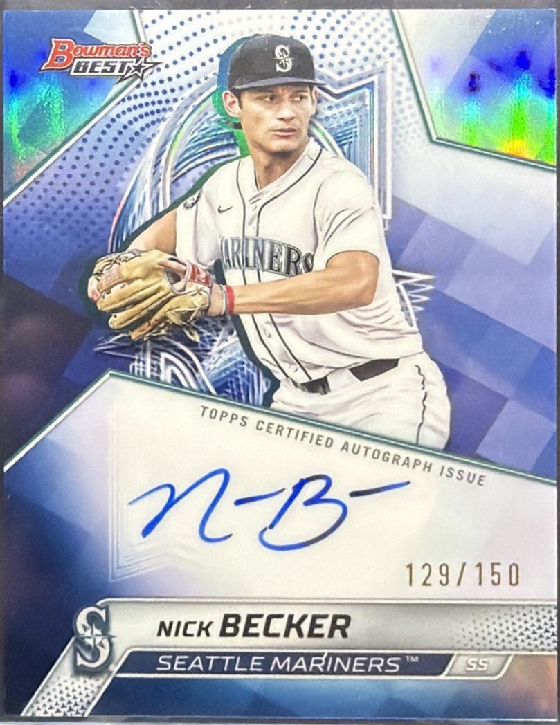 Nick Becker [Blue Refractor] #B25-NB