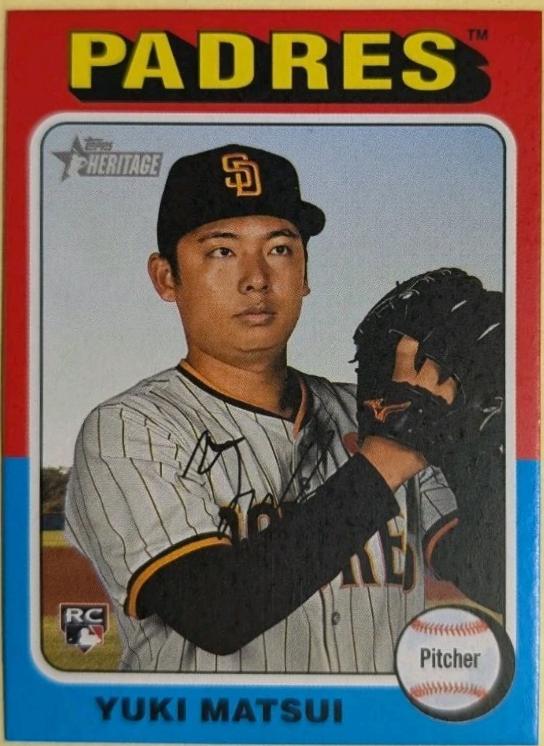 Yuki Matsui #509 Baseball Cards 2024 Topps Heritage